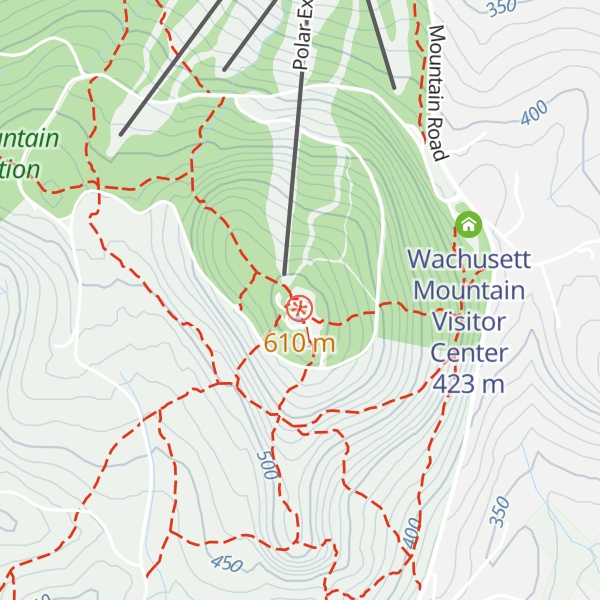 Map of Mount Wachusett