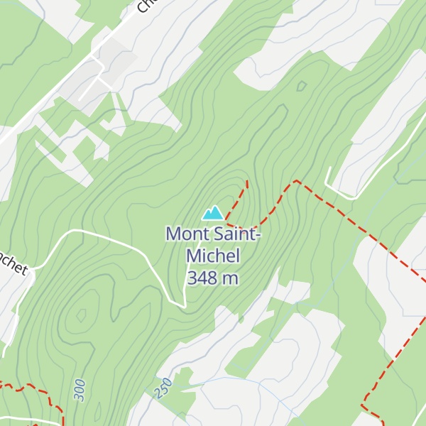 Map of Mont Saint-Michel