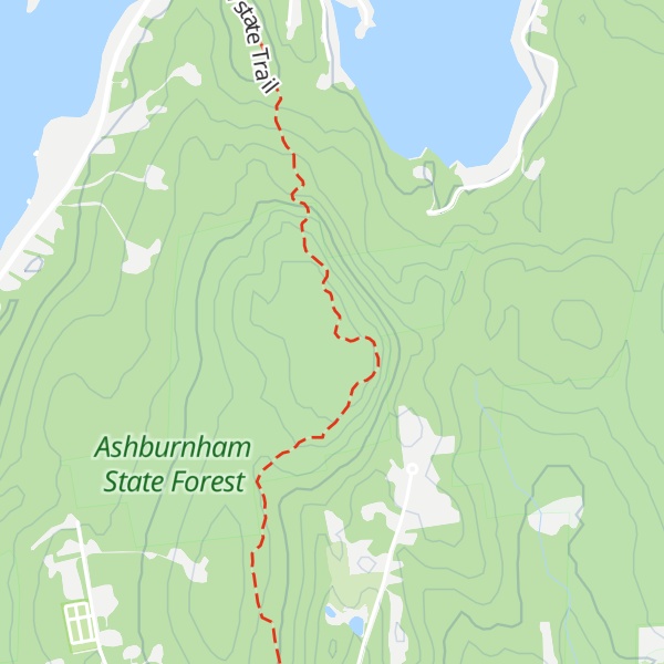 Map of Mount Hunger