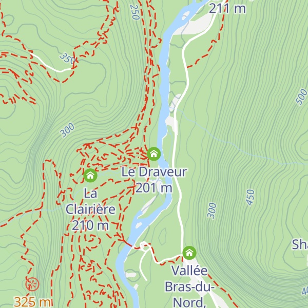 Map of Le Draveur