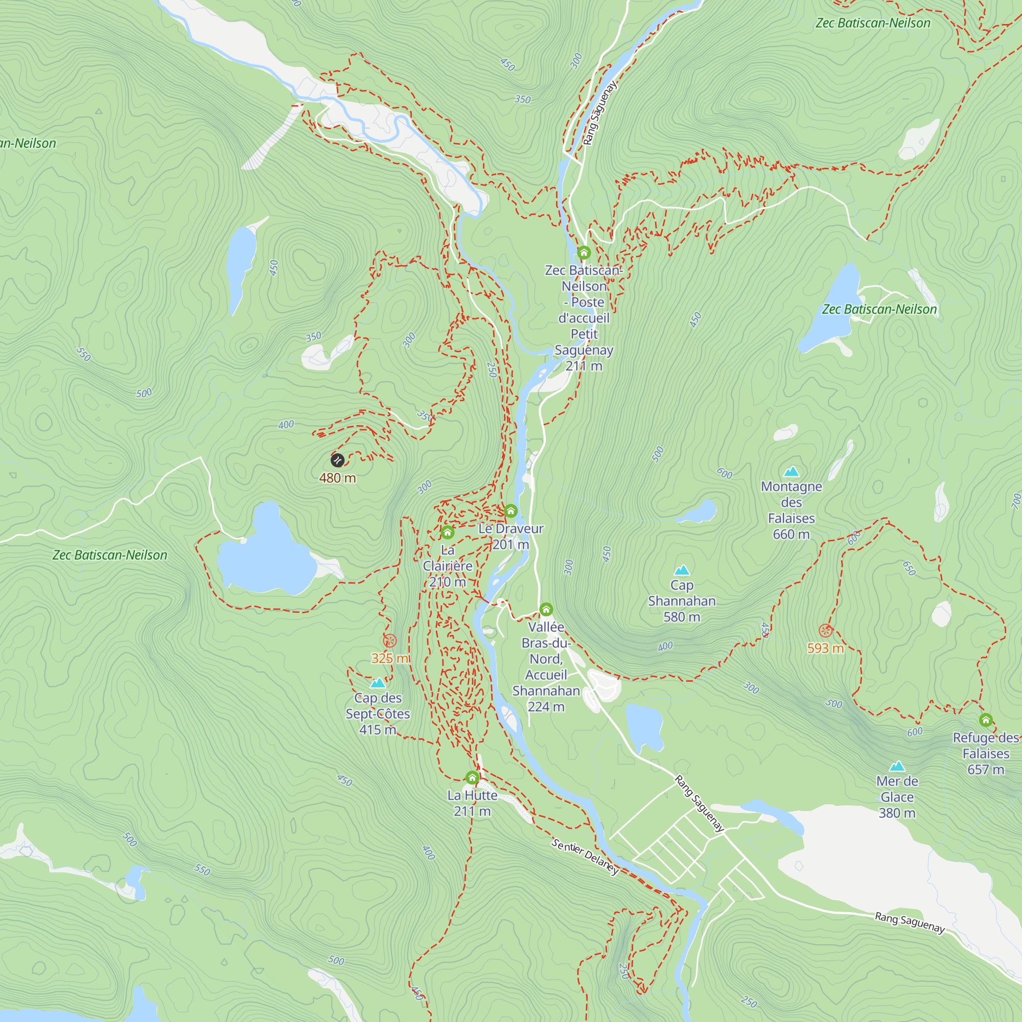 Le Draveur map