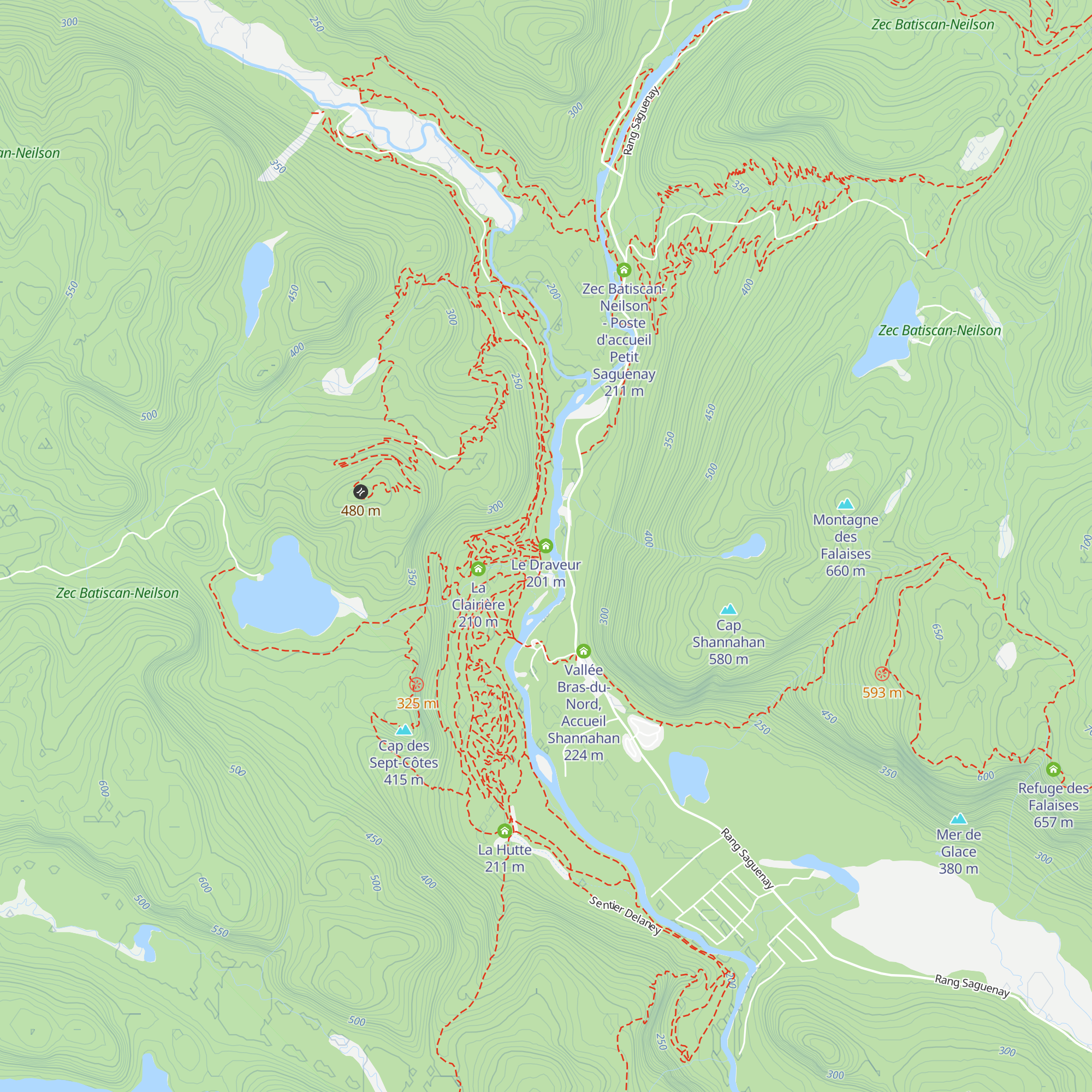 Le Draveur map