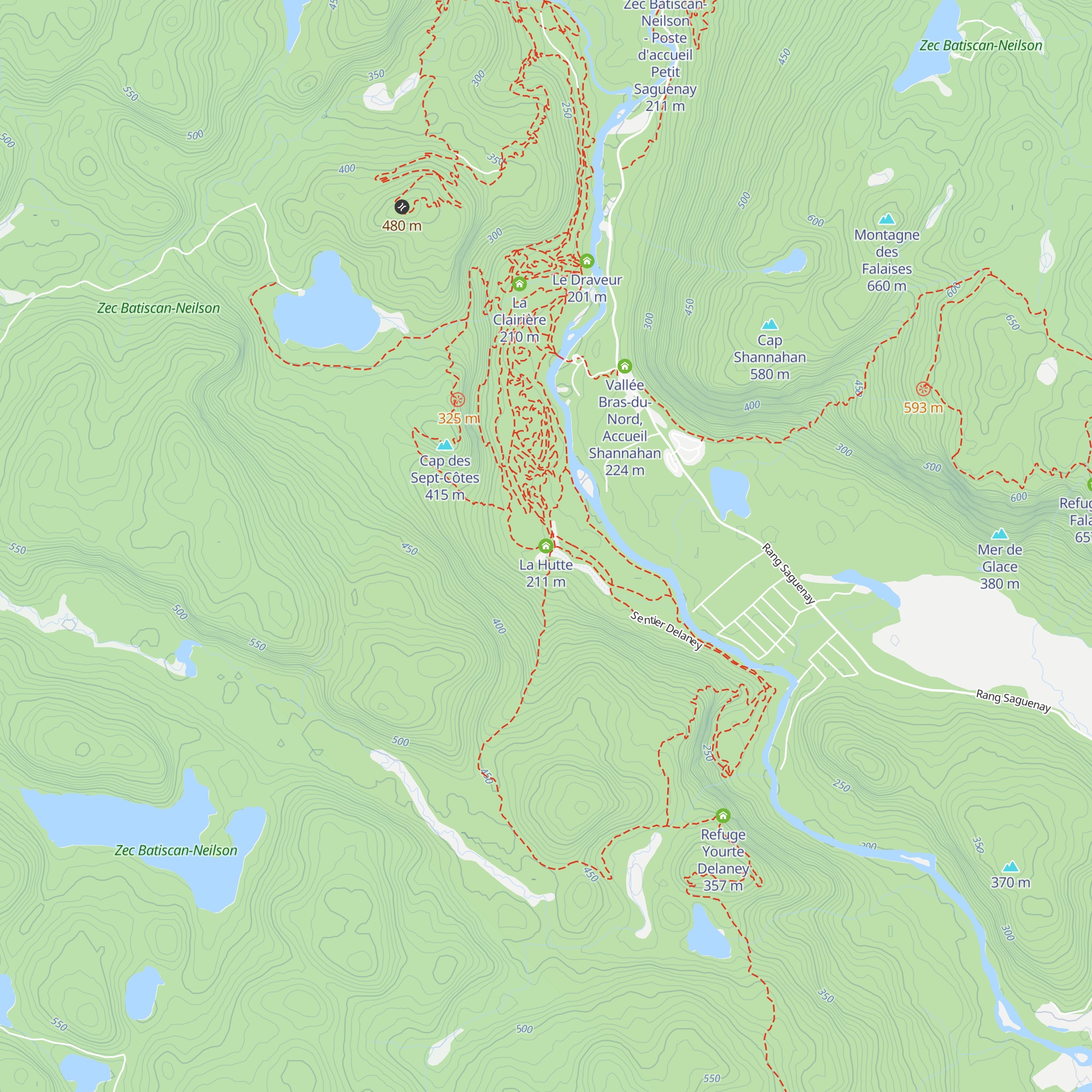 La Hutte map
