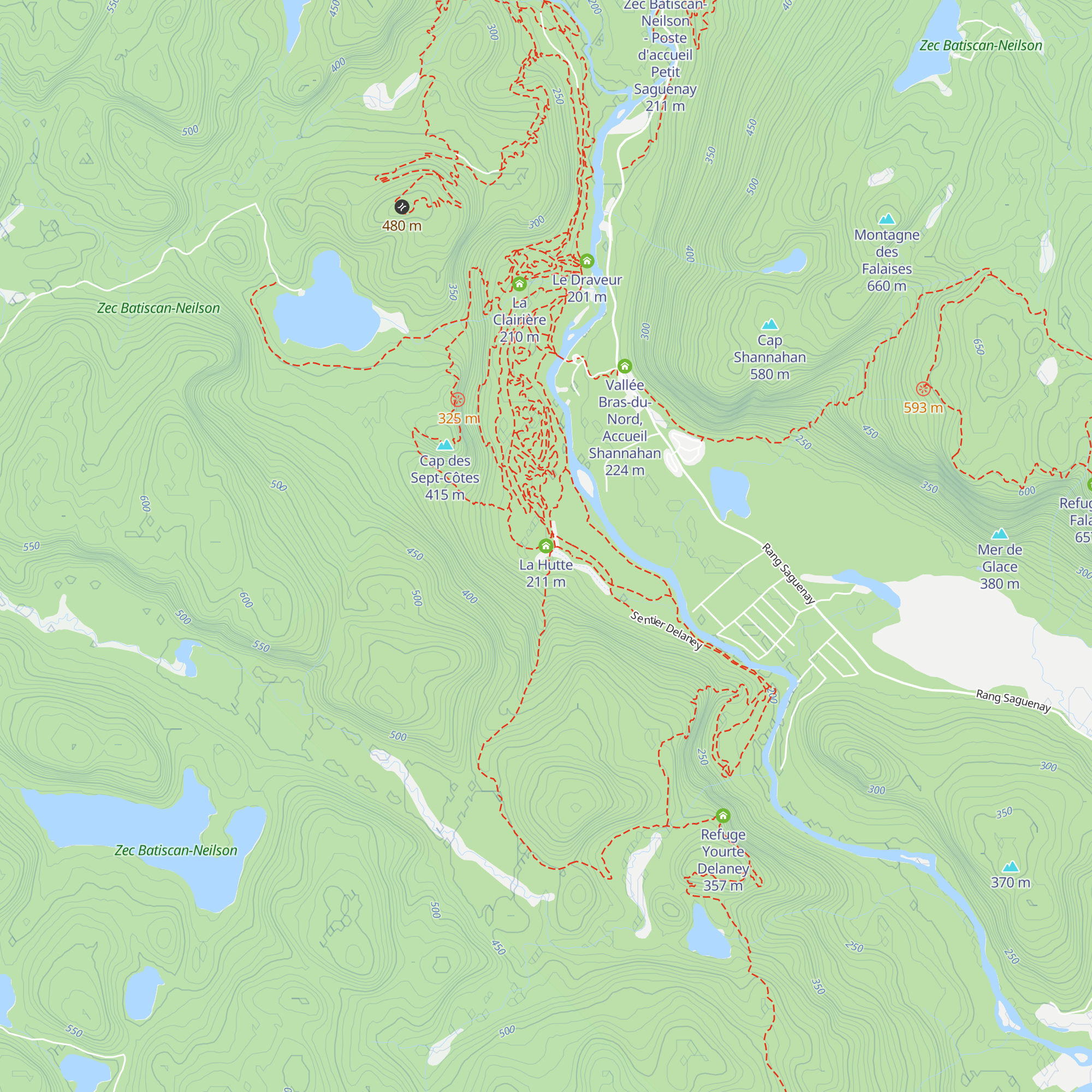 La Hutte map