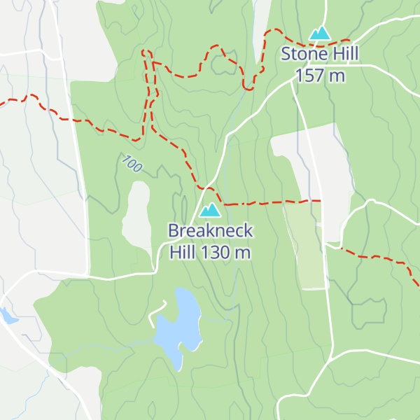 Map of Breakneck Hill