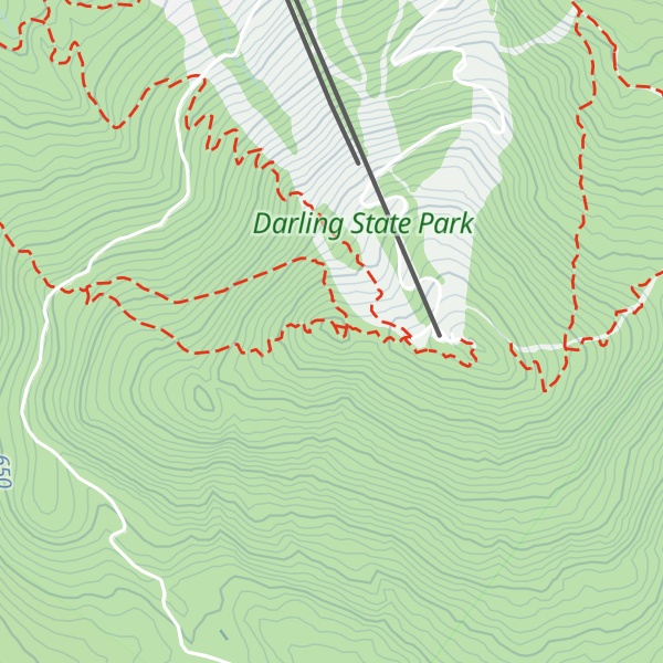 Map of West Peak Burke Mountain
