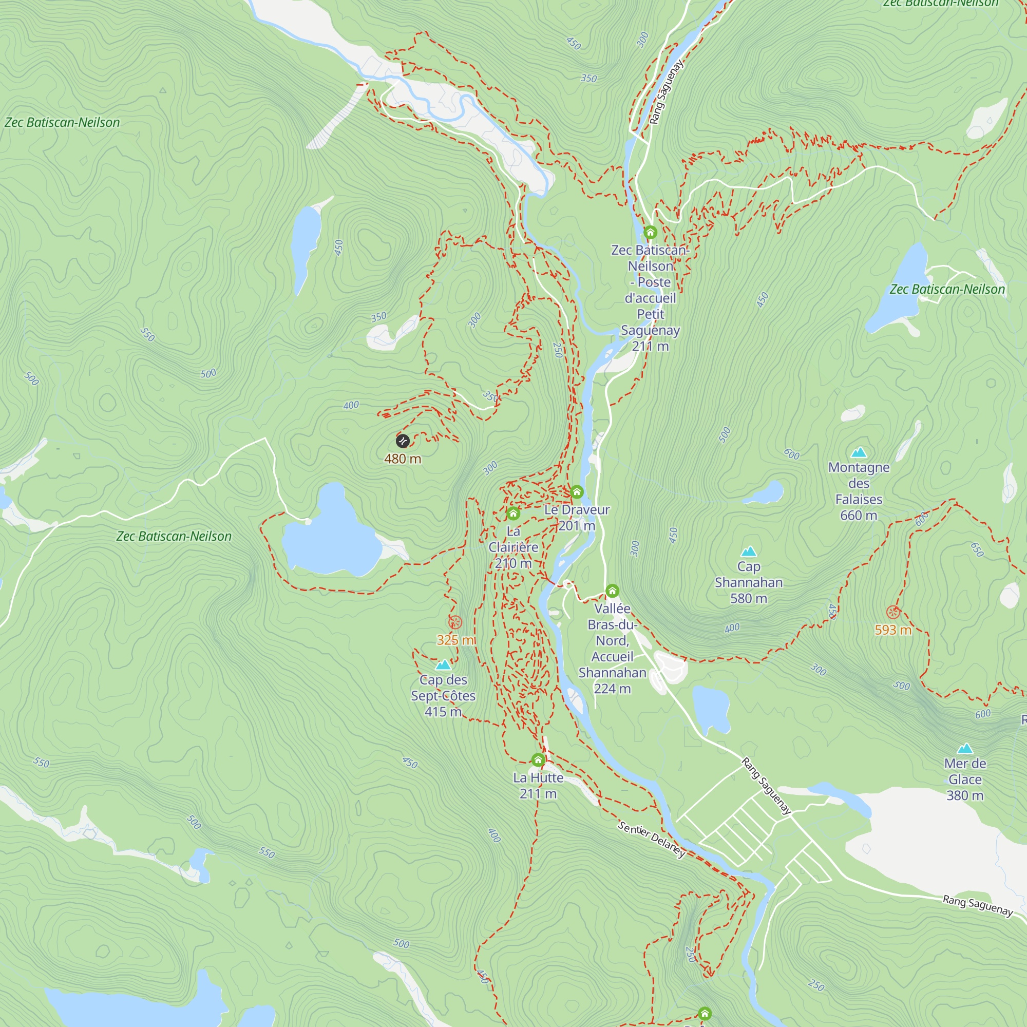 La Clairière map