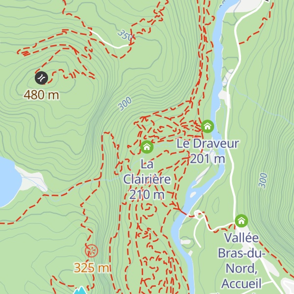 Map of La Clairière