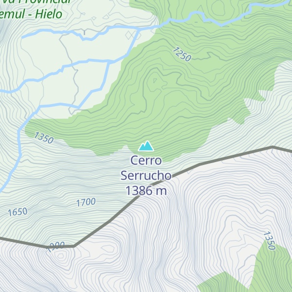 Map of Cerro Serrucho