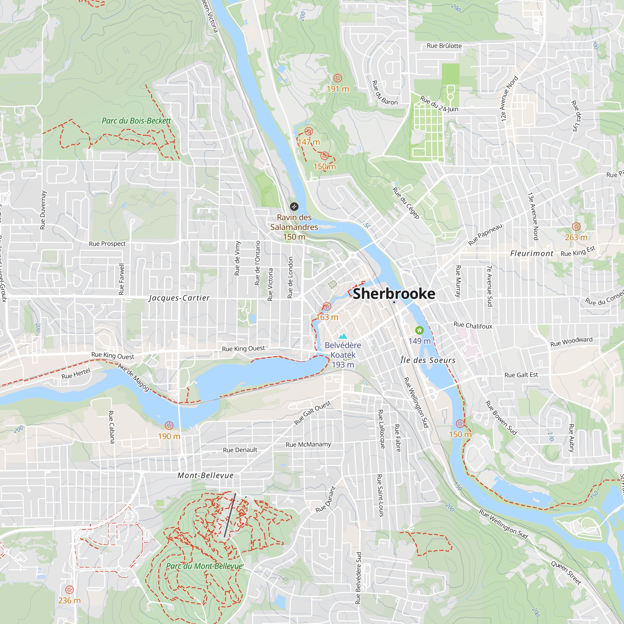 Marquis de Montcalm map