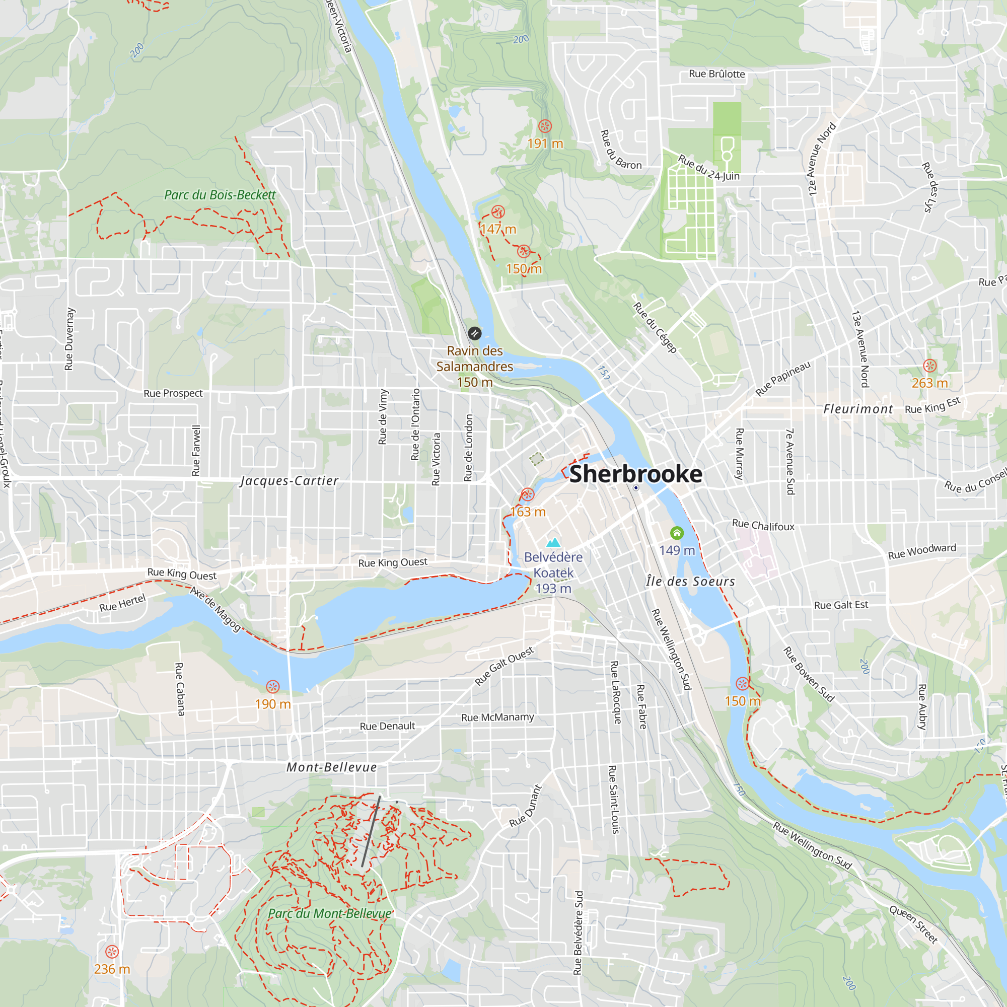 Marquis de Montcalm map