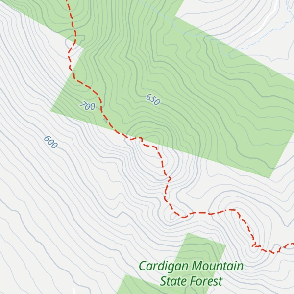 Map of Crane Mountain