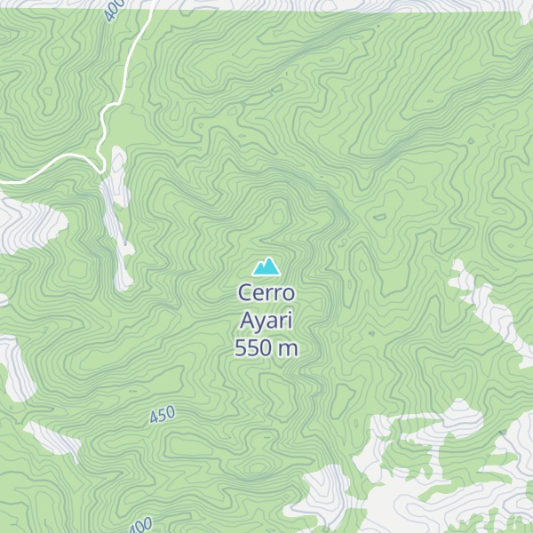 Map of Cerro Ayari