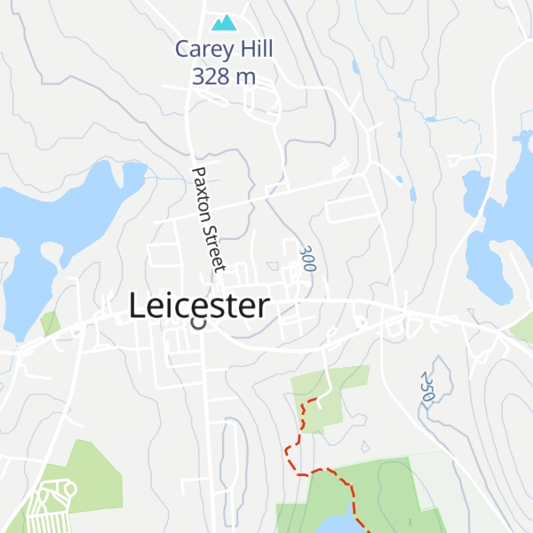 Map of Leicester Hill