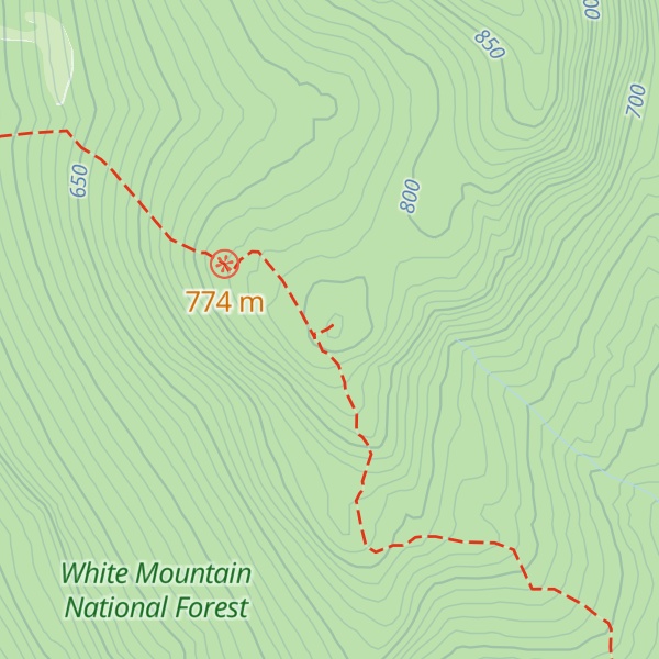 Map of Blueberry Mountain
