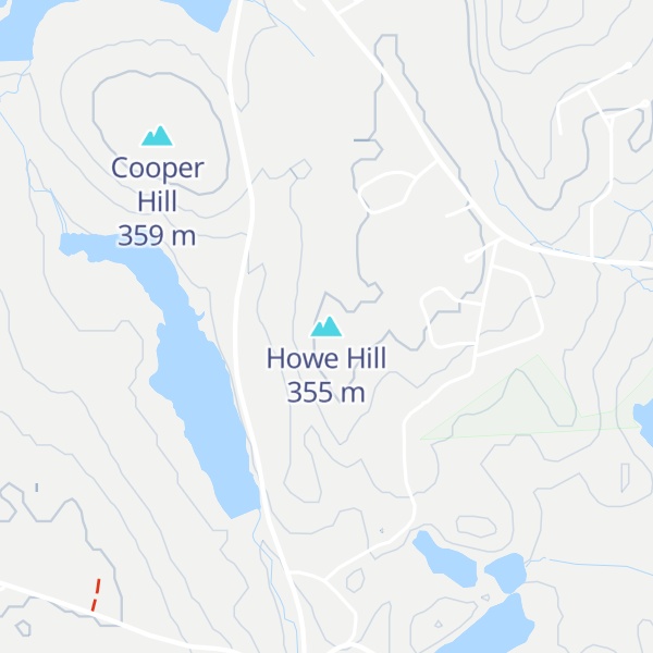 Map of Howe Hill