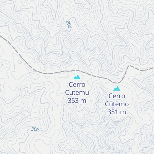 Map of Cerro Cutemu