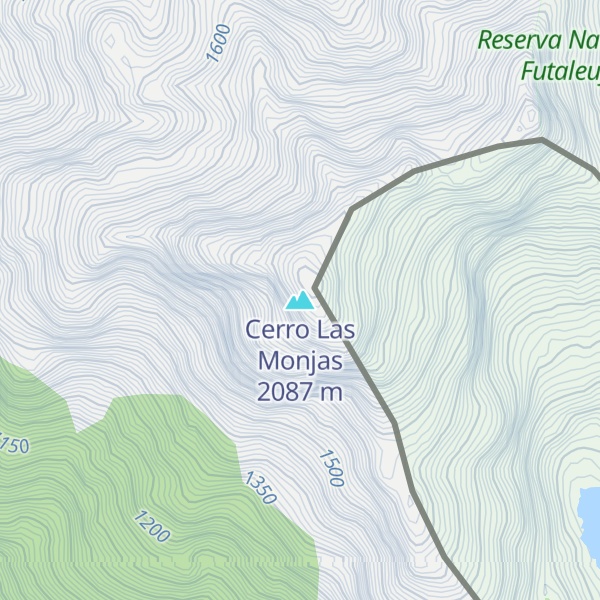 Map of Cerro Las Monjas