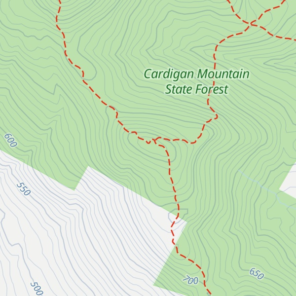 Map of Orange Mountain