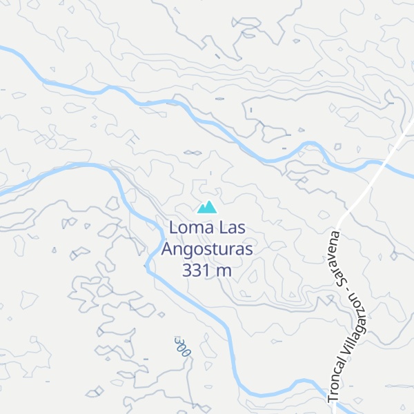Map of Loma Las Angosturas