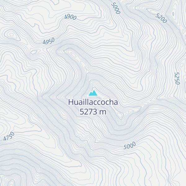 Map of Huaillaccocha