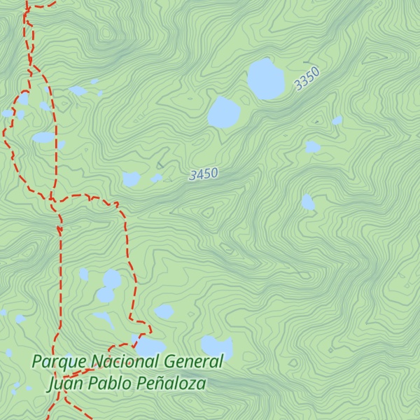 Map of Cerro Buena Vista