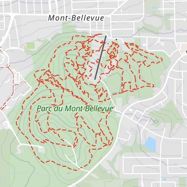Map of Mont Bellevue