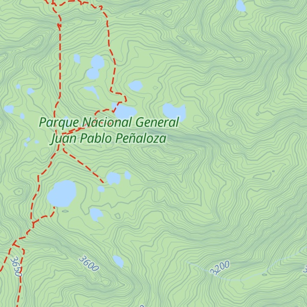 Map of Pico Manuel Molina