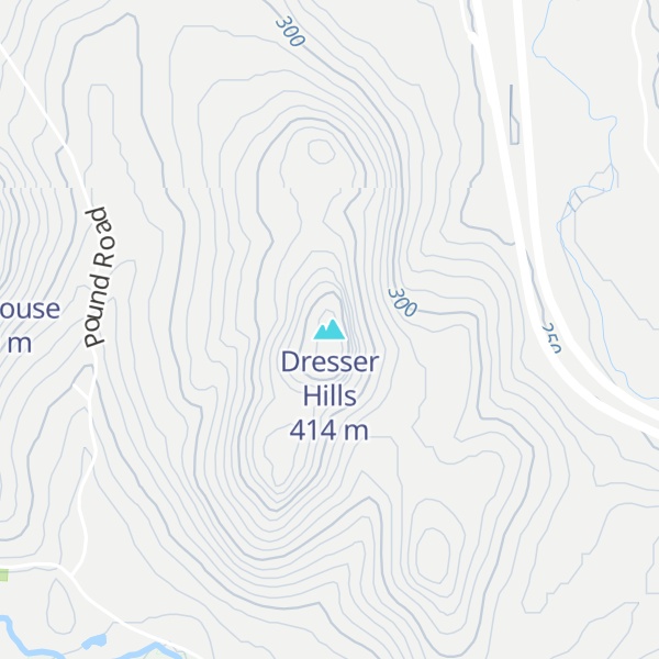 Map of Dresser Hills