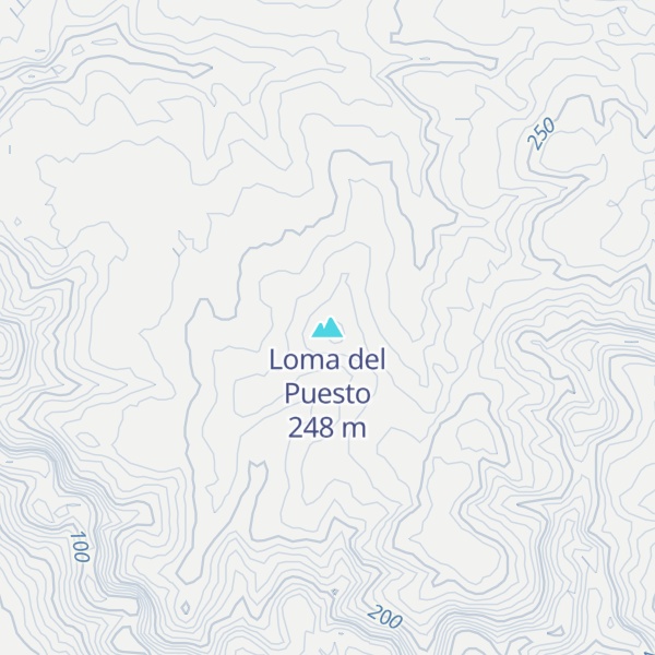 Map of Loma del Puesto