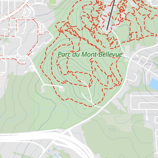 Map of Mont John-S. Bourque