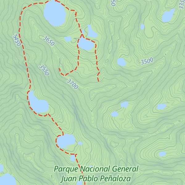 Map of Pico Batallón