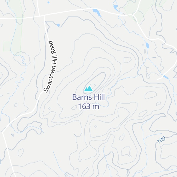 Map of Barns Hill