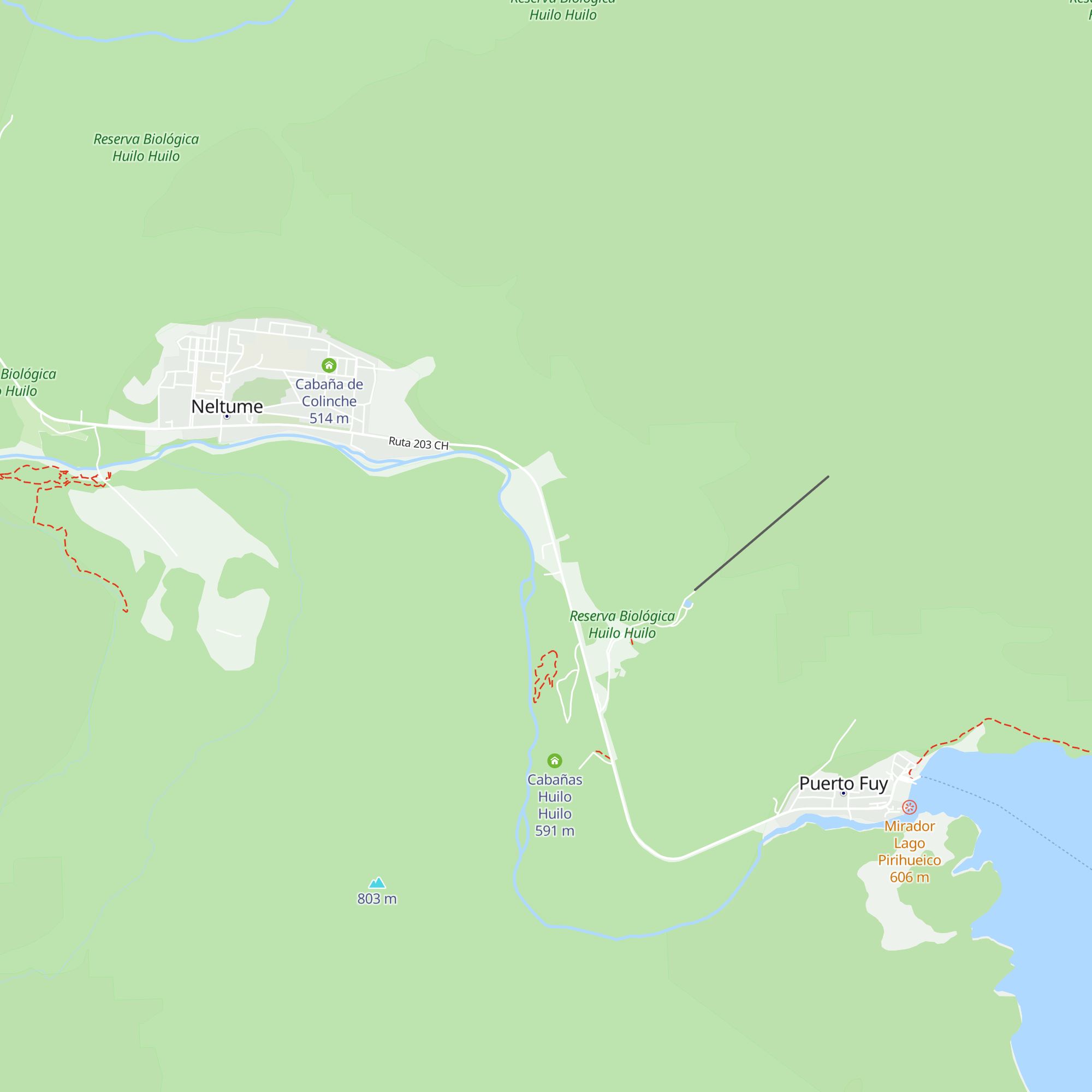 Cabañas Patagoniamawida map