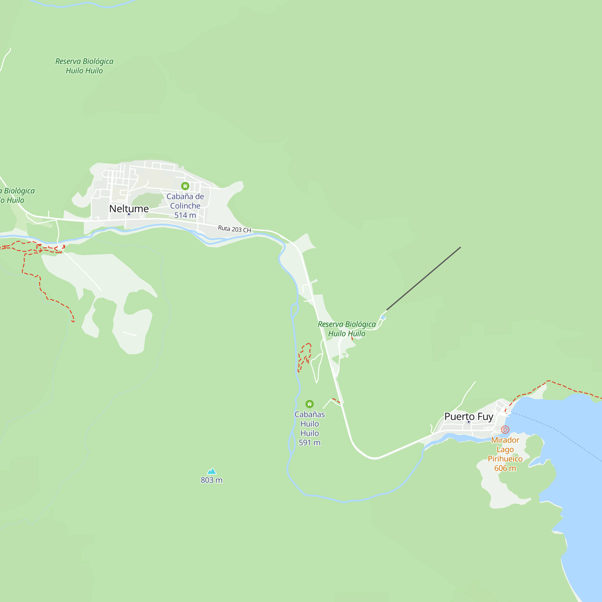 Refugio del Madereo map