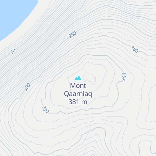 Map of Mont Qaarniaq