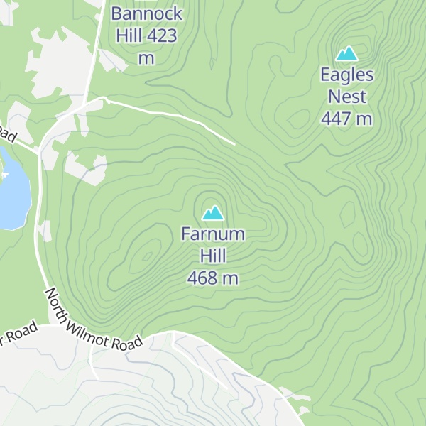 Map of Farnum Hill