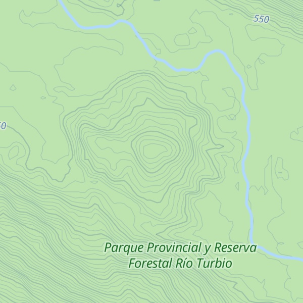 Map of Cerro El Morro
