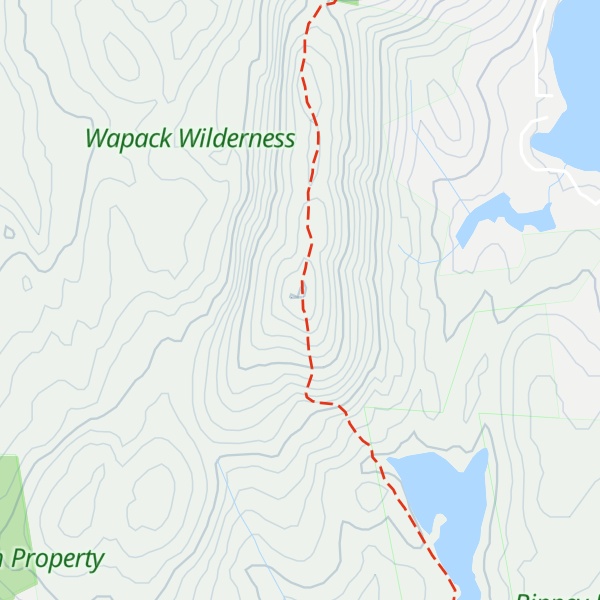 Map of Pratt Mountain
