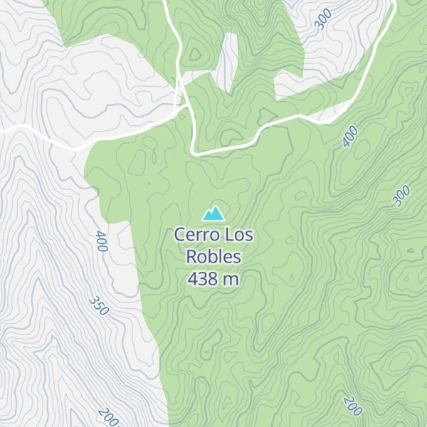 Map of Cerro Los Robles