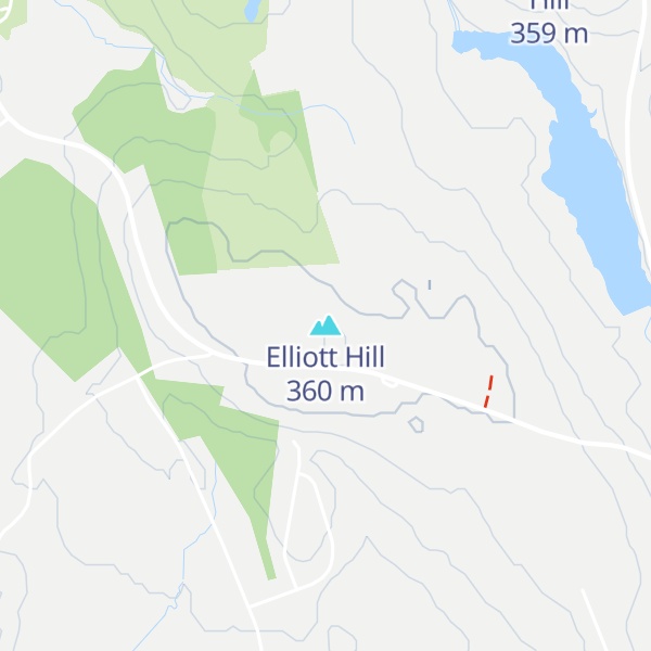 Map of Elliott Hill