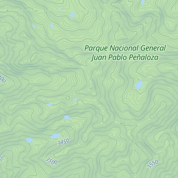 Map of Paramo La Cimarronera