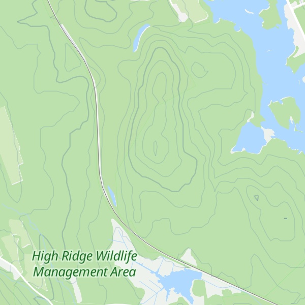 Map of Baldwin Hill