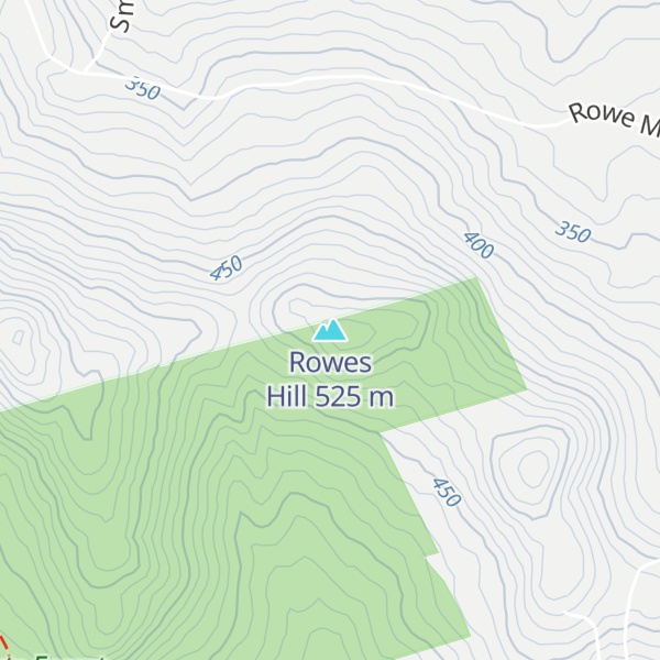 Map of Rowes Hill
