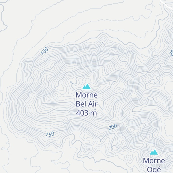 Map of Morne Bel Air