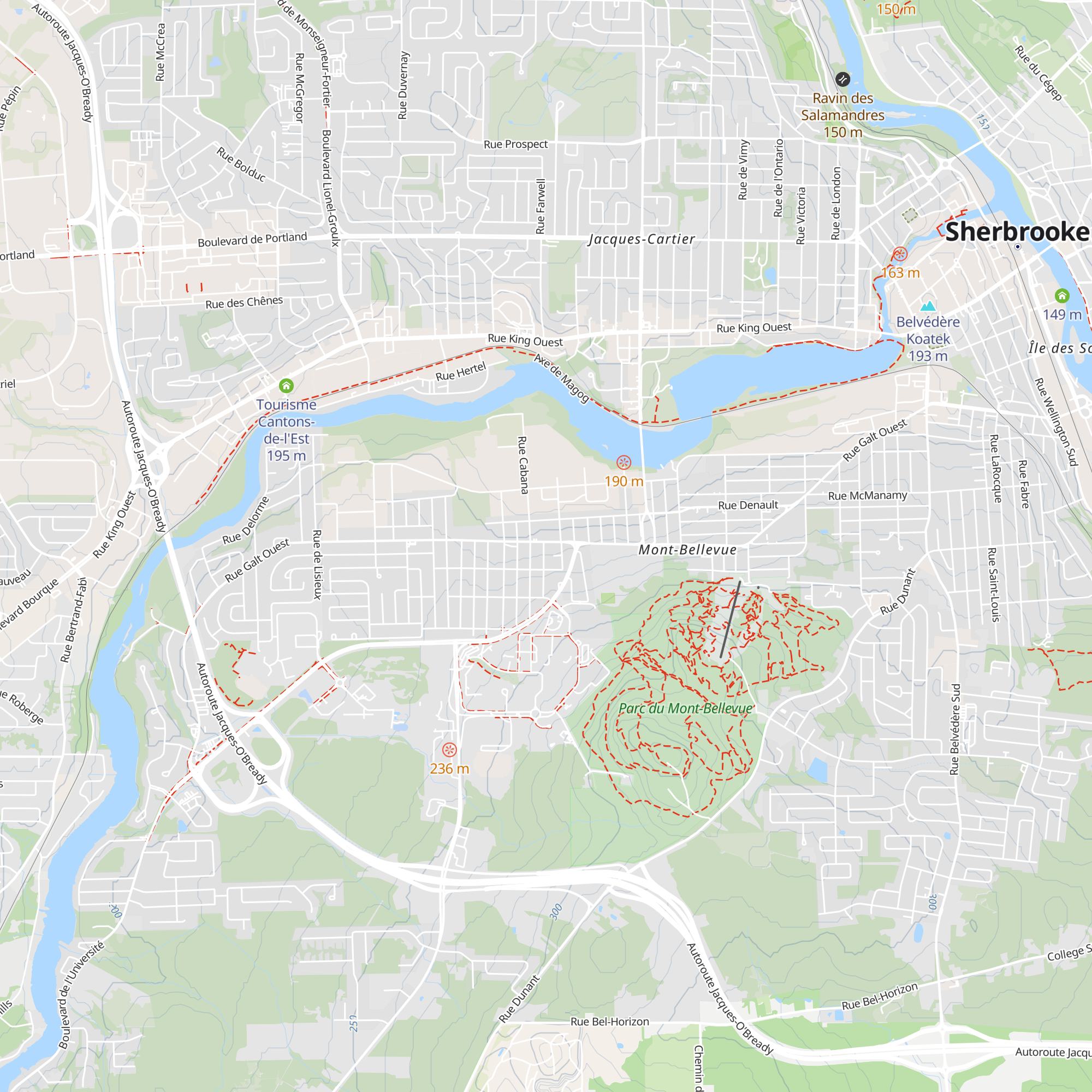 Gîte le caméléon map