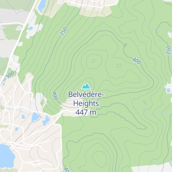 Map of Belvédère-Heights