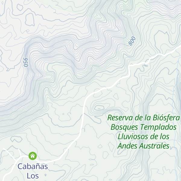 Map of Cabañas Tañi Ruka