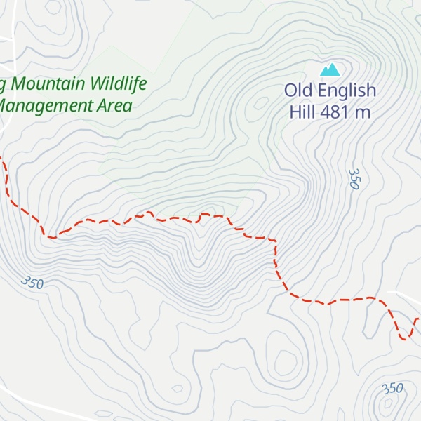 Map of Bog Mountain