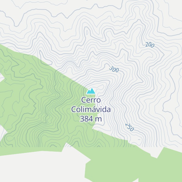 Map of Cerro Colimávida